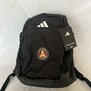 Brand new black adidas x ATL United backpack